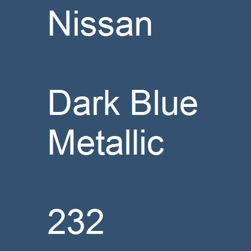 Nissan, Dark Blue Metallic, 232.